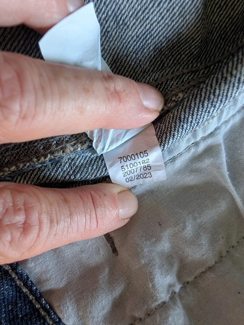 The Children's Place Classic Blue Denim Jacket Youth Large 10/12 EUC